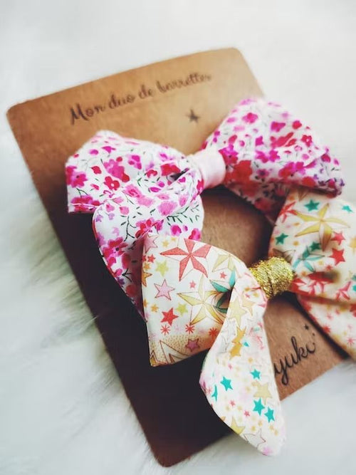 Barrettes cheveux fille bucolique soleil - meyuko