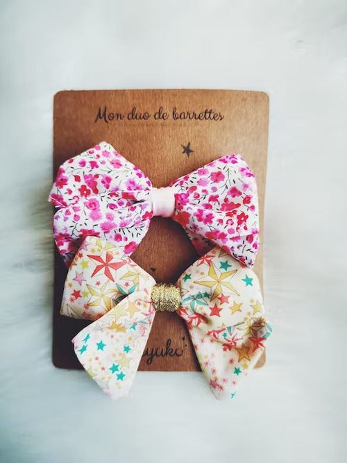 Barrettes cheveux fille bucolique soleil - meyuko