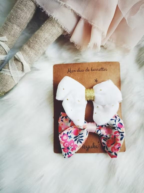 Barrettes cheveux fille liberty & or - meyuko
