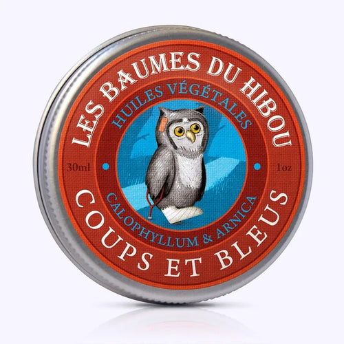 Baume corps aux huiles essentielles bio "coups et bleus" - les baumes du hibou