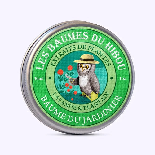 Baume corps aux huiles essentielles bio "jardinier" - les baumes du hibou