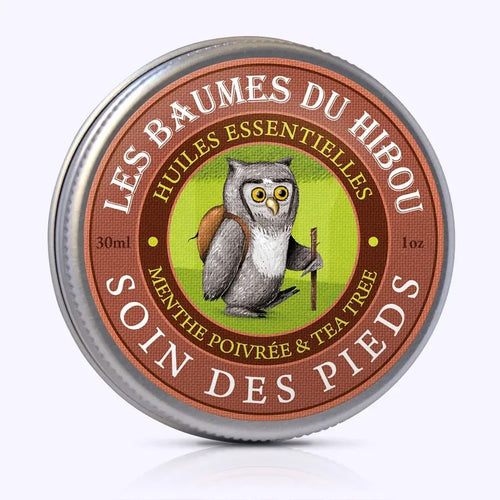 Baume corps aux huiles essentielles bio "soin des pieds" - les baumes du hibou