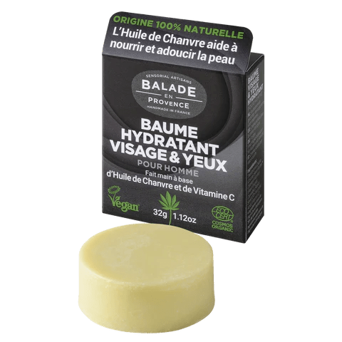 Baume hydratant solide visage & yeux pour homme - balade en provence