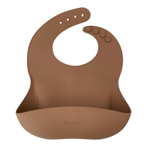 Bavoir bébé silicone camel - leo et lea france