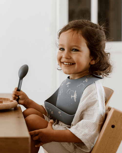 Bavoir silicone souple aviateur - zakuw