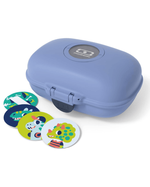 Boite à gouter enfant gram bleu infinity - monbento