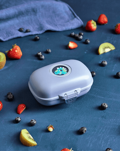 Boite à gouter enfant gram bleu infinity - monbento