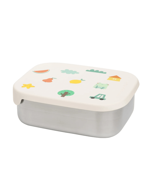 Boîte à lunch inox bébé et enfant tiny bits - the cotton cloud