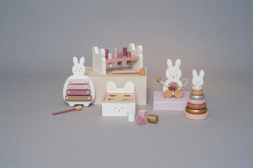 Boîte d'éveil bois lapin - jabadabado