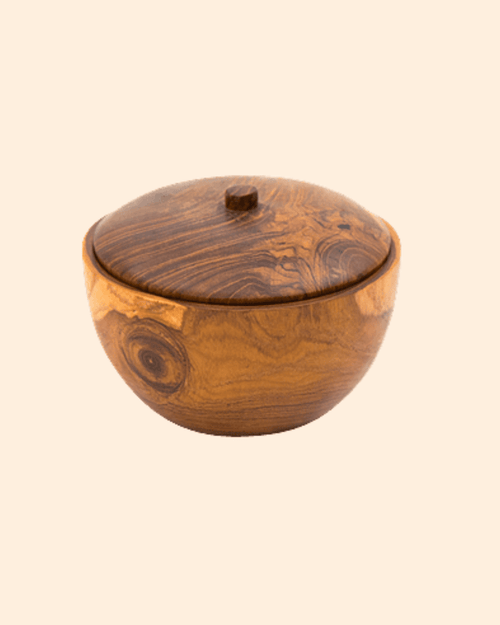 Bol avec couvercle en teck naturel - by room