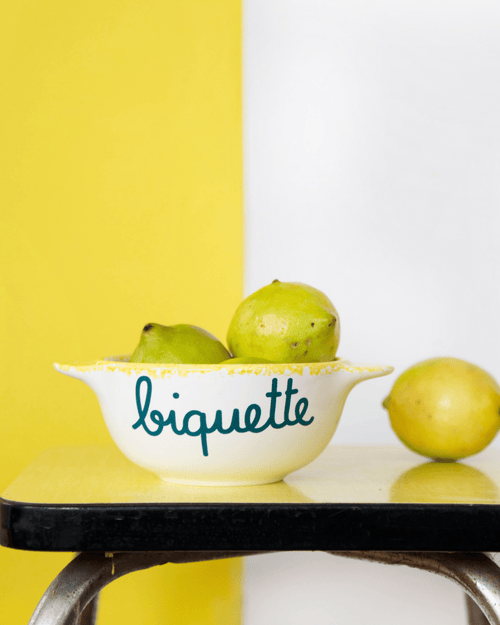 Bol breton biquette - pied de poule