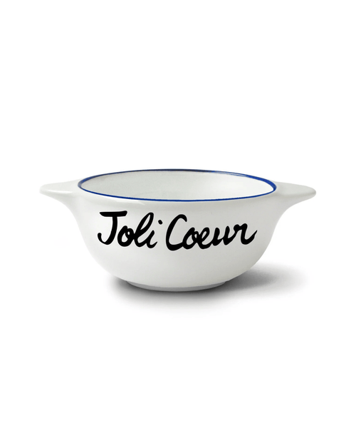 Bol breton joli coeur - pied de poule