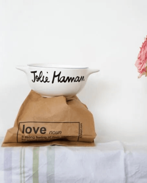 Bol breton jolie maman - pied de poule