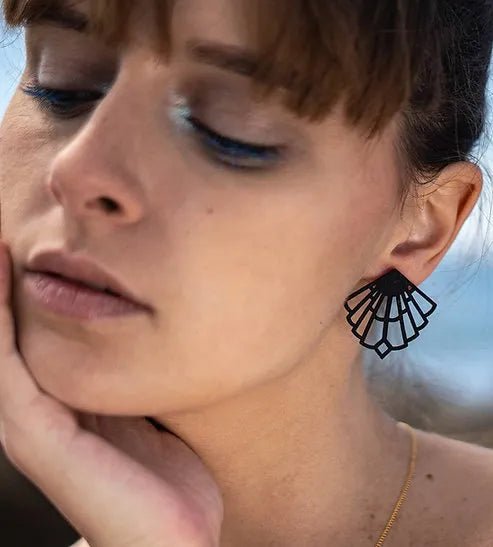 Boucles d'oreilles bo mia - matcha paris