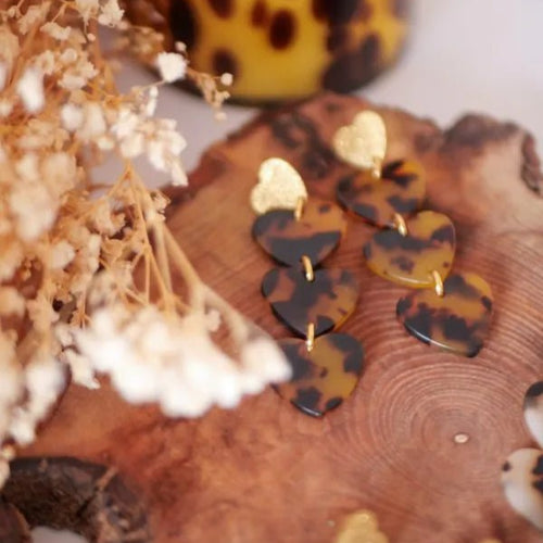 Boucles d'oreilles écaille maëlle - azeria création