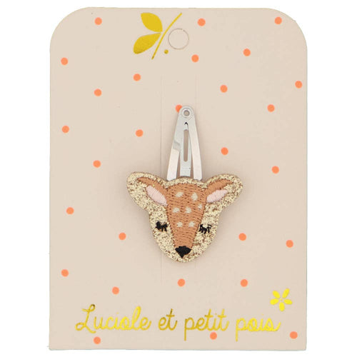 Luciole et Petit Pois - Barrette biche
